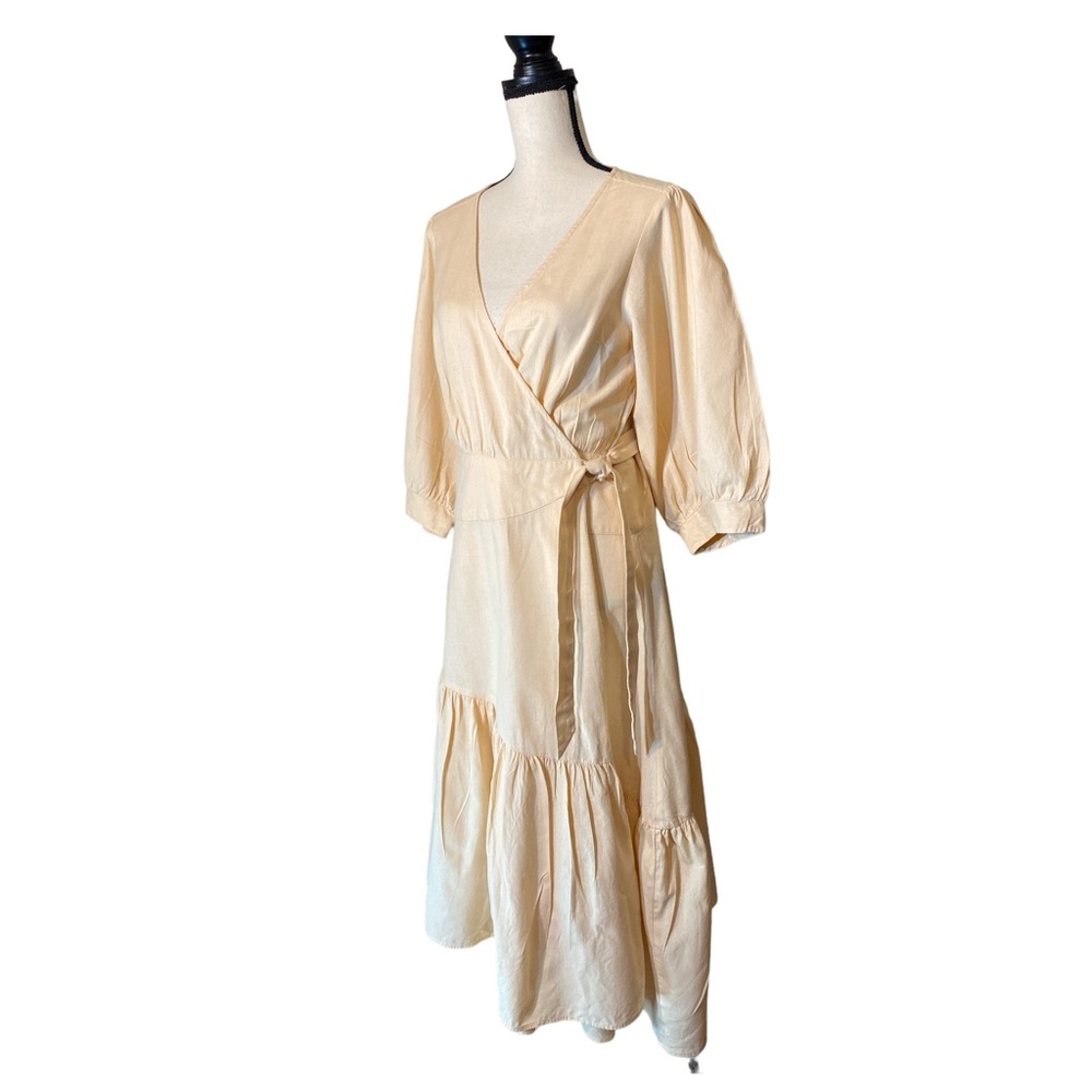 FREE PEOPLE Don't Mind if You do Midi Dress Size: L